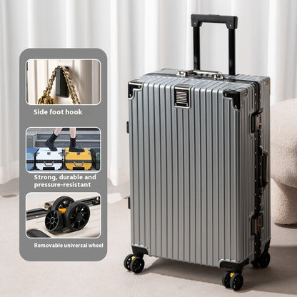 Suitcase Large Capacity Aluminum Frame Luggage