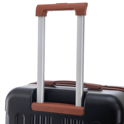 20", 24" and 28" 3-Pc Set with ABS Spinner Wheel Luggage, Carry-On Suitcase, Matching Color, TSA Combination Lock