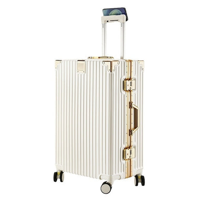 Suitcase Large Capacity Aluminum Frame Luggage