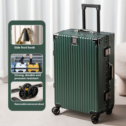 Suitcase Large Capacity Aluminum Frame Luggage